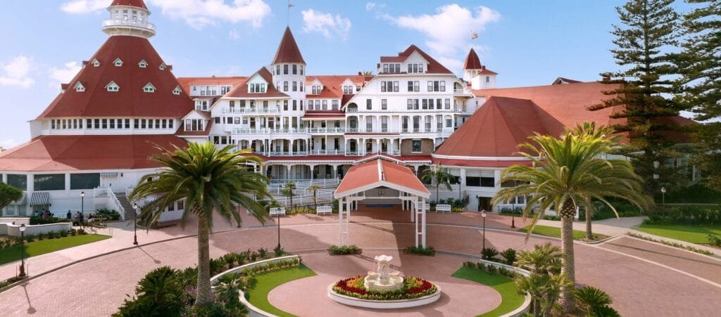 Hotel del Coronado in San Diego, among the best beach hotels in USA with justbujytravel recommended