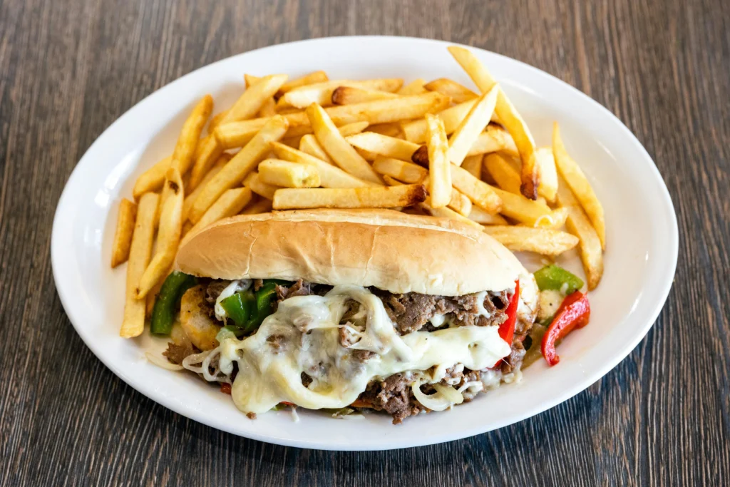 Authentic Philly cheesesteak sandwich, must-try American foods to try